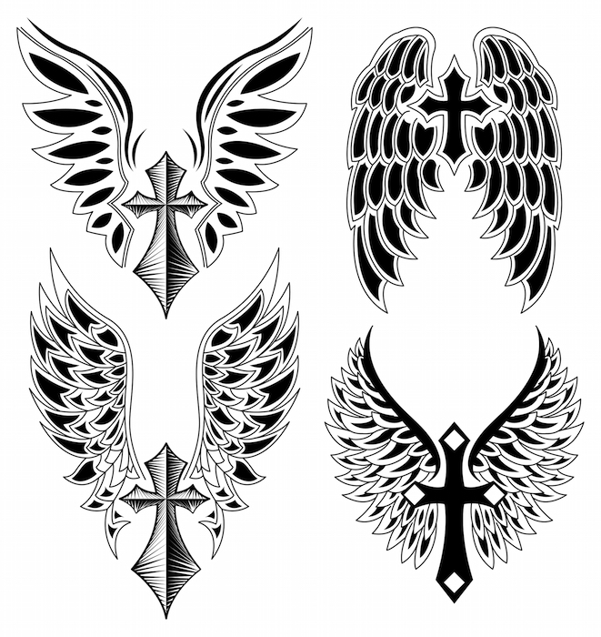 Tribal art Drawing Angel angel mammal logo png  PNGEgg